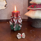 Hand Carved Scented Candle Unique Sculptural Candle Gift for Christmas