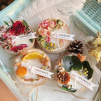 Dried Flower Scented Soy Candle Gift Set Luxury Women Birthday Artistic Candles