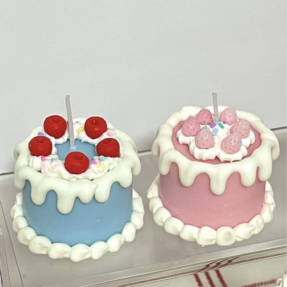 Cream Cake Scented Candles Gift Adorable Aromatherapy Birthday Candles Present