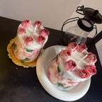 Freud Pink Rose Scented Candle Pressed Flower Soy Wax Candle