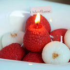 Simulated Litchi Shaped Scented Candle Set Fruit Home Decor Aromatherapy Candles