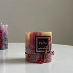 Christmas Decor Scented Soy Wax Candle  Festival Candles in Purple Red Green