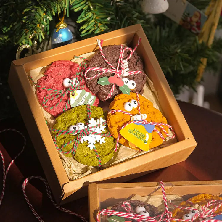 Handmade Christmas Cookie-Shaped Scented Candle Gift Set Original Cute Decorative Candle