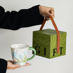 Hand-Painted Tulip Ceramic Mug Creative Floral Coffee Cup High-Quality Tea & Water Cup