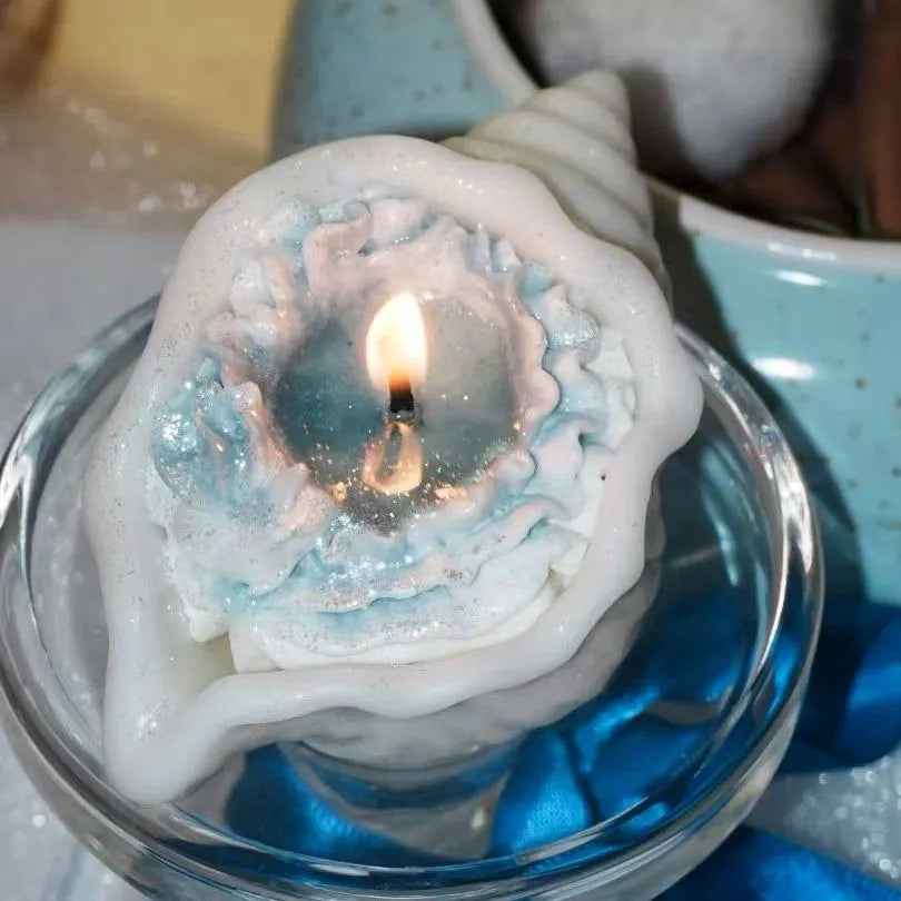 Seashell Scented Candle Gift Box Birthday Valentine's Day Natural Plant Wax Candle Present