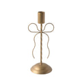 French Metal Bow Candle Holder Vintage Iron Art Home Candle Stands