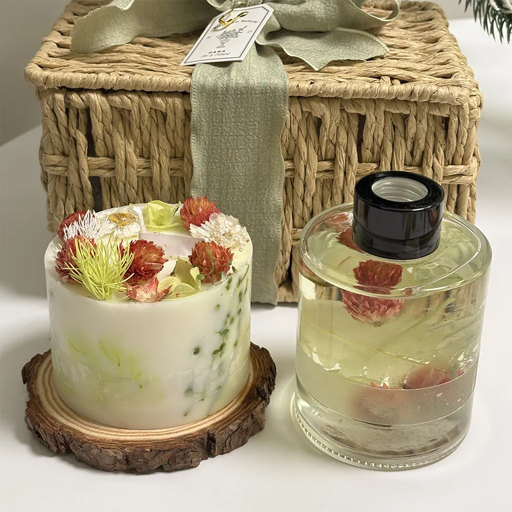 Floral Dream Scented Candle Gift Set Natural Soy Wax Aromatherapy for Birthday & Wedding Gifts
