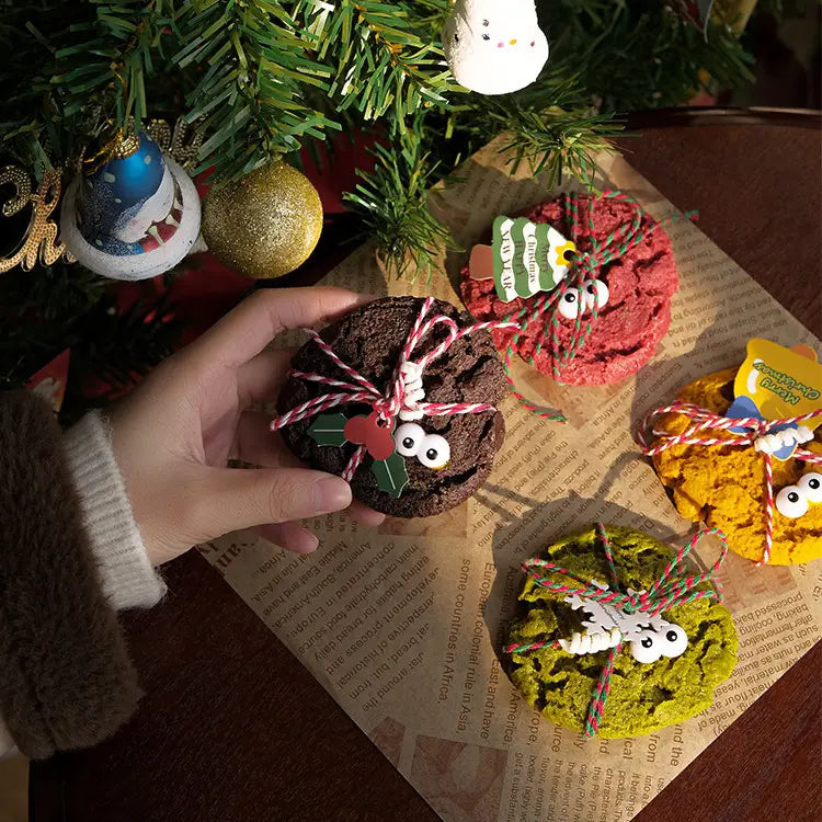 Handmade Christmas Cookie-Shaped Scented Candle Gift Set Original Cute Decorative Candle
