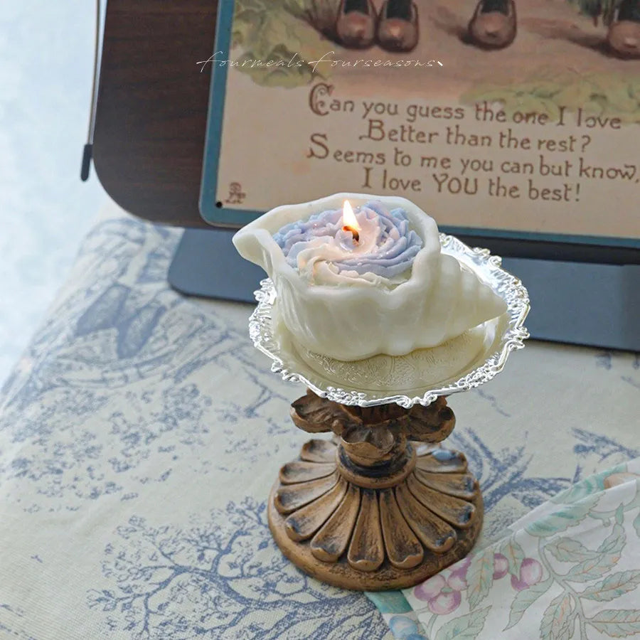 Seashell Scented Candle Gift Box Birthday Valentine's Day Natural Plant Wax Candle Present