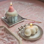 Strawberry Canelé Cloud Scented Candle Gift Adorable Mini Aromatherapy Candles Present Box