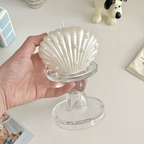 Pearl Seashell Scented Candle Handmade Birthday Candle Gift