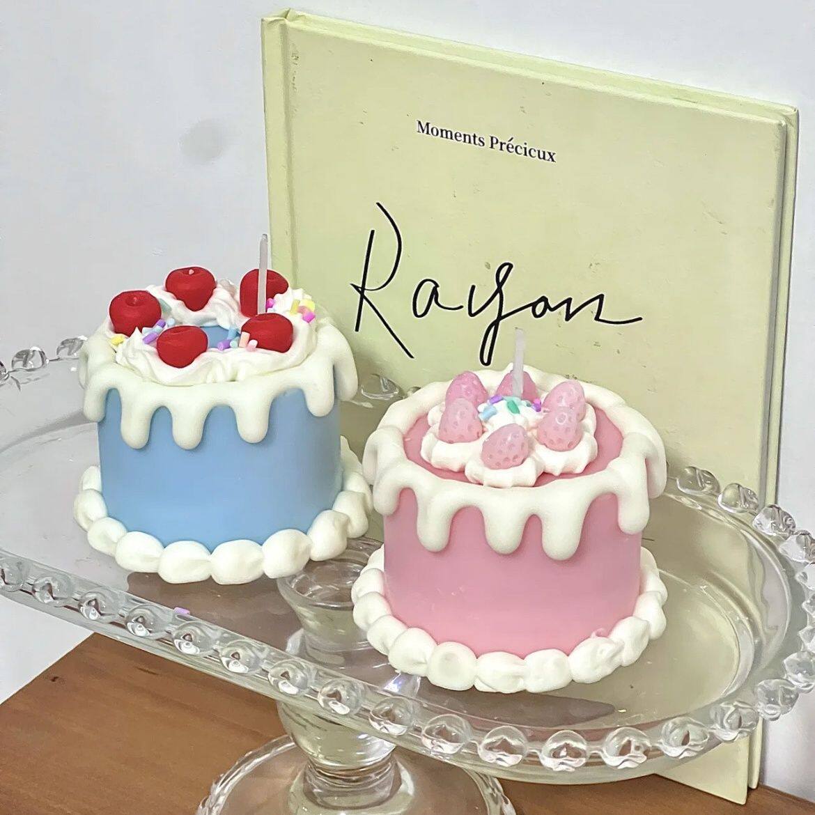Cream Cake Scented Candles Gift Adorable Aromatherapy Birthday Candles Present