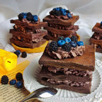 Blueberry Chocolate Cake Handmade Scented Soap Aromatherapy Hand Cleansing Bar Bath Soap