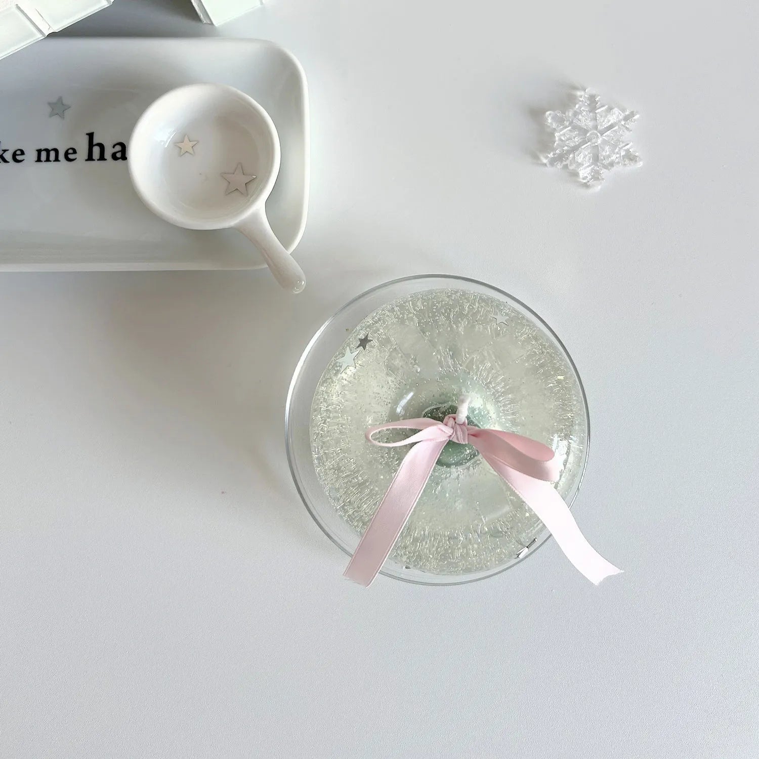 Lime Star Wish Apple Jelly Wax Candle Gift Set Valentine's Day Birthday Candle Present