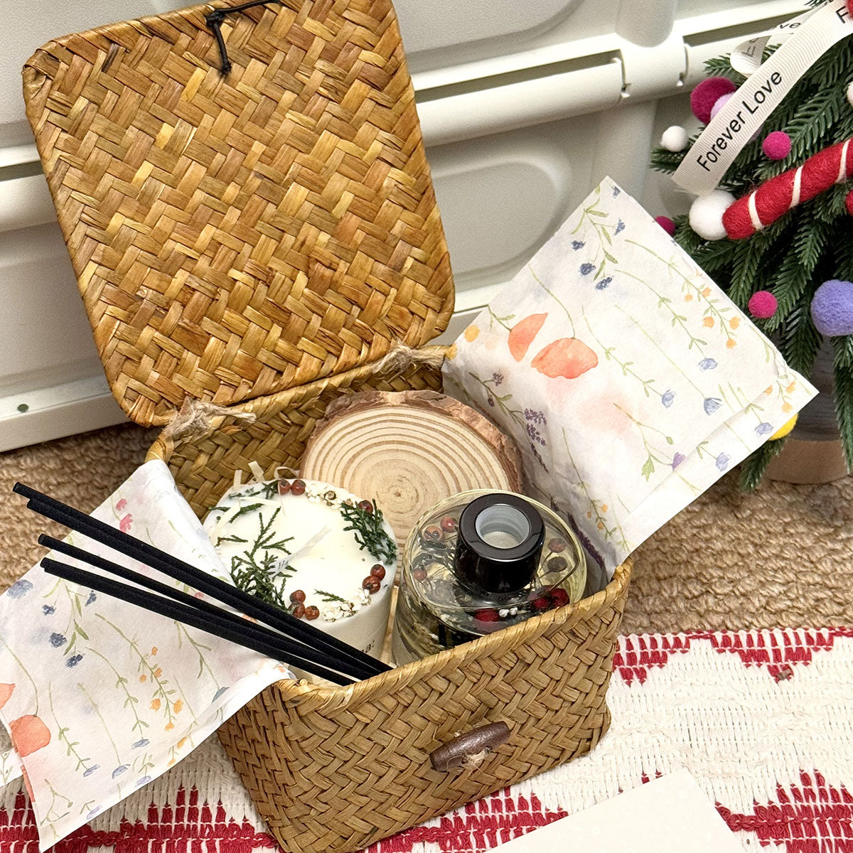 Wild Berry Scented Candle Gift Set with Reed Diffuser Soy Wax Candle Wedding Birthday Present