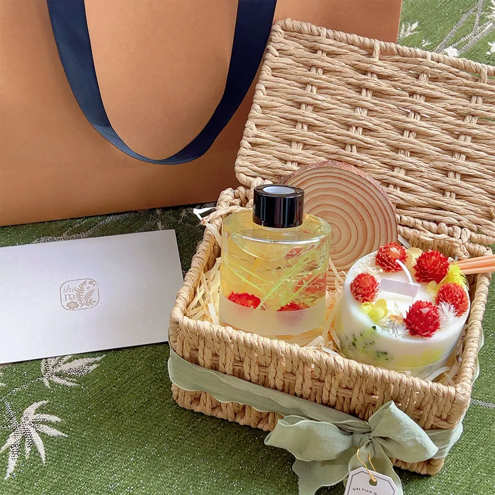 Floral Dream Scented Candle Gift Set Natural Soy Wax Aromatherapy for Birthday & Wedding Gifts