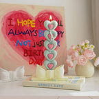 Heart Shape Long Gan Soy Wax Scented Candles Handmade Artistic  Aroma Candle