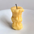 Simulated Yellow Apple Shaped Aromatherapy Candle Soy & Beeswax Scented Candles