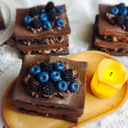 Blueberry Chocolate Cake Handmade Scented Soap Aromatherapy Hand Cleansing Bar Bath Soap