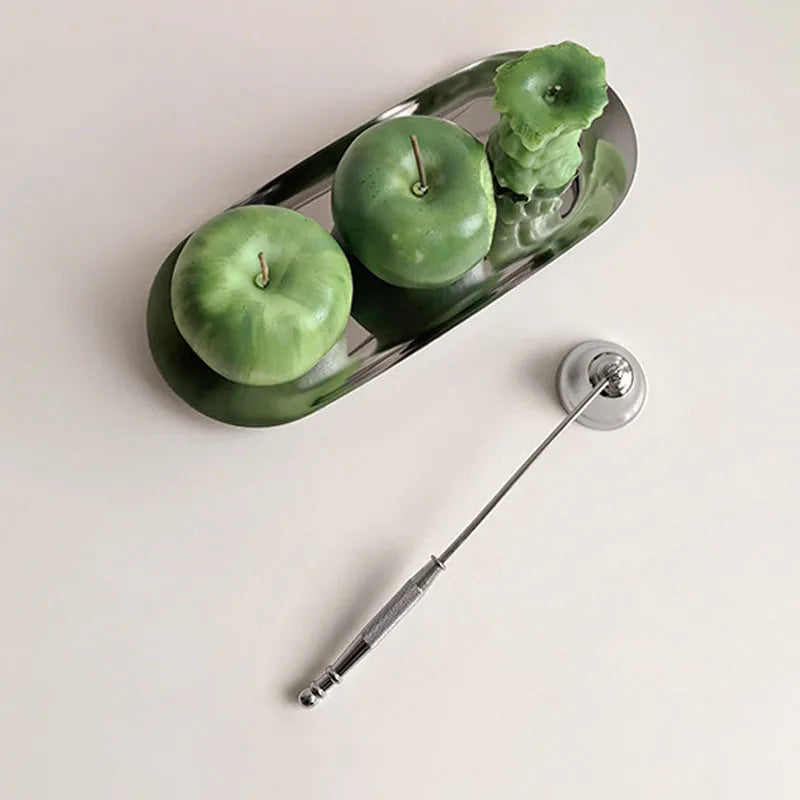 Simulation Green Apple Shaped Aromatherapy Candle Handmade Soy & Beeswax Candle Fruit Home Decor