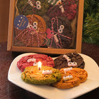 Handmade Christmas Cookie-Shaped Scented Candle Gift Set Original Cute Decorative Candle