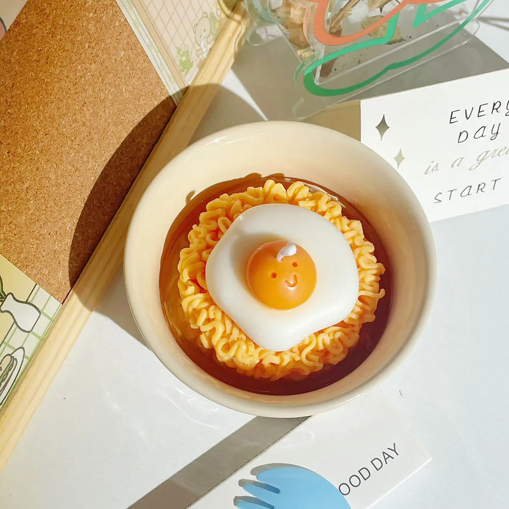 Cute Fried Egg Scented Candle Quirky Birthday Gift Ideas Soy Wax Candle