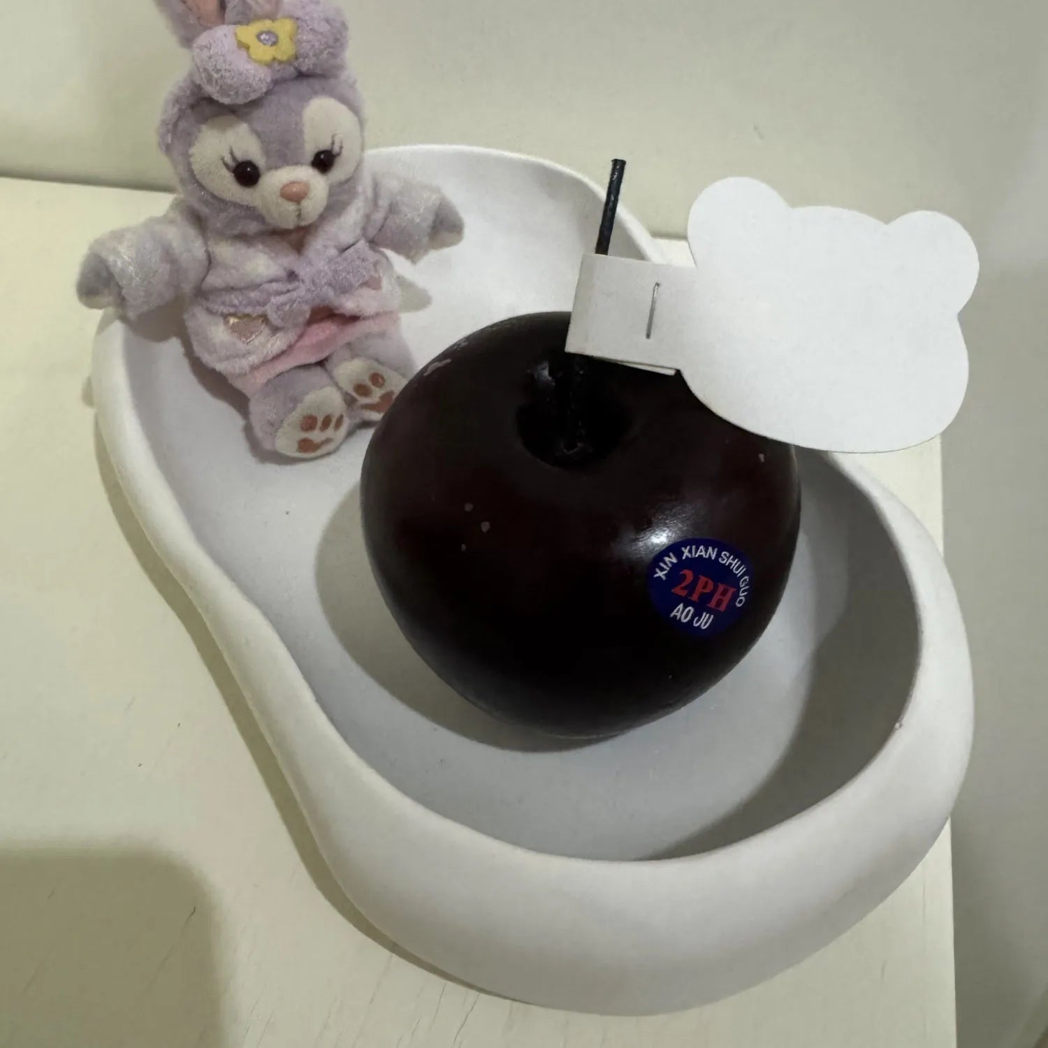 Red Apple Scented Candle Soy Beeswax Blend with Blackberry & Cedar Candle