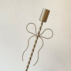 French Metal Bow Candle Holder Vintage Iron Art Home Candle Stands