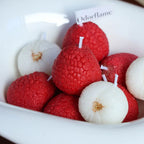 Simulated Litchi Shaped Scented Candle Set Fruit Home Decor Aromatherapy Candles