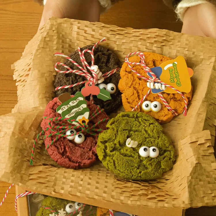 Handmade Christmas Cookie-Shaped Scented Candle Gift Set Original Cute Decorative Candle