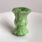 Simulation Green Apple Shaped Aromatherapy Candle Handmade Soy & Beeswax Candle Fruit Home Decor
