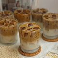 Handcrafted Iced Latte Coffee Scented Candle Home Decor Aromatherapy Candle in Glass