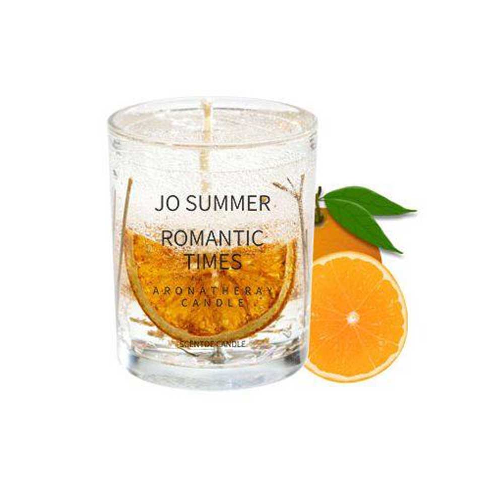 Jelly Wax Scented Candle with Dried Citrus Hotel Luxury Scent Candle