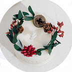 Fresh Spring Breeze Handmade Scented Soy Wax Candle with Dried Flowers Aromatherapy Candle