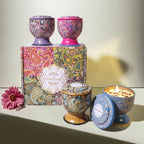 7-Scent Handmade Soy Wax Scented Candle Dried Flower Goblet Candle