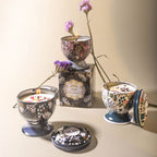 7-Scent Handmade Soy Wax Scented Candle Dried Flower Goblet Candle