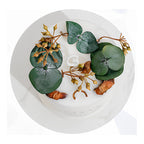 Lemon Verbena Scented Soy Wax Candle Dried Herbs & Flowers Candle with Rosewood Orange Blossom